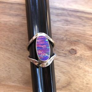 Silver Opalite Ring